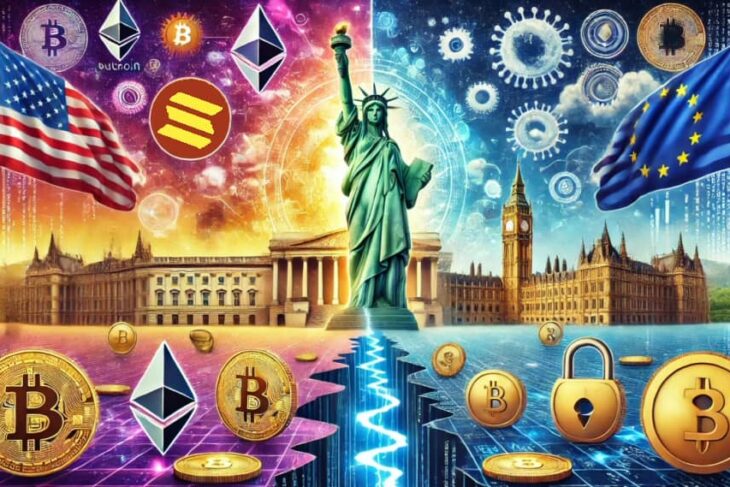 Crypto : un fossé grandissant entre les États-Unis et l’Europe